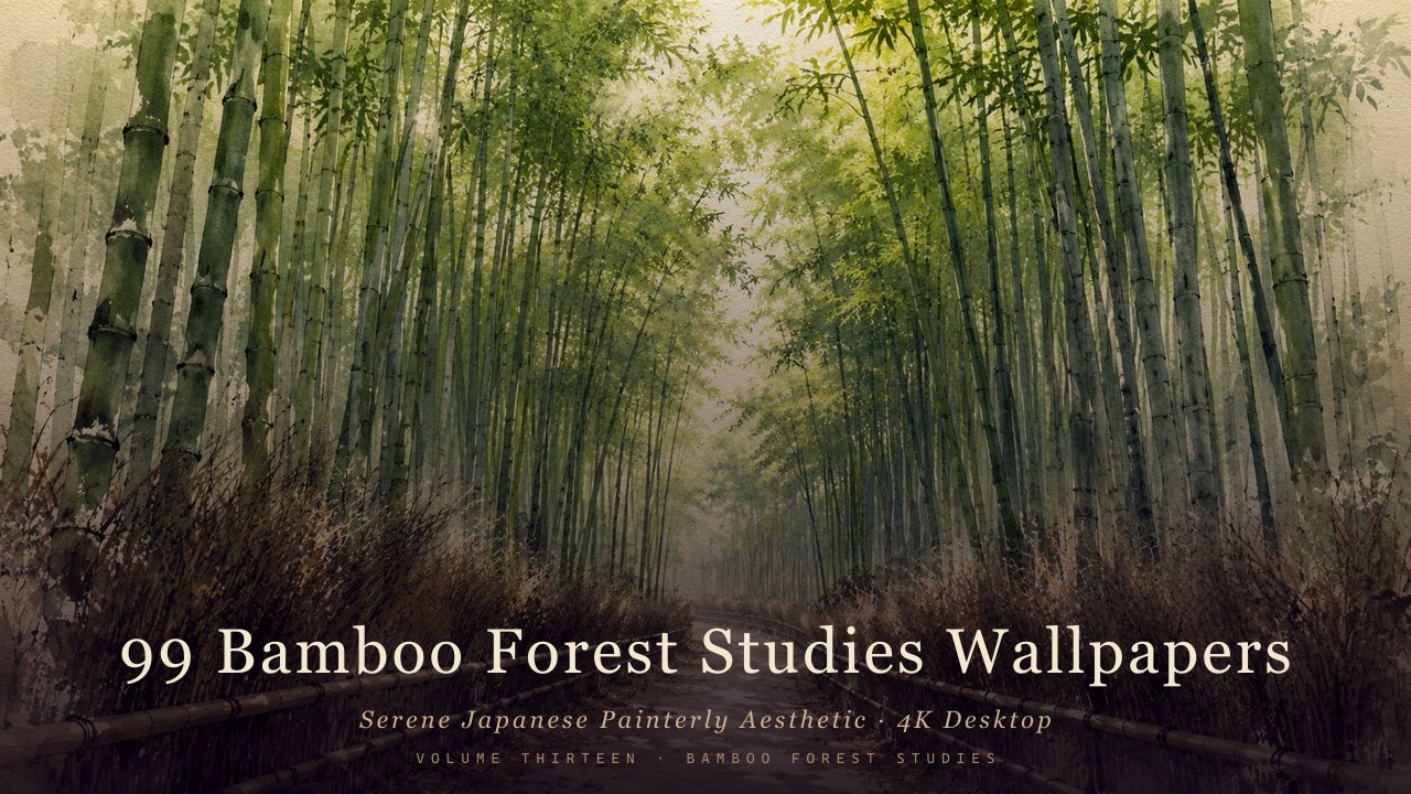 Serene Japanese Painterly Aesthetic